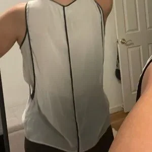 Helmut Lang | Tops | Helmut Lang Sheer Black And White Tank